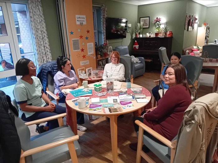 The H-connect team at The Florence Nightingale Community Hospital